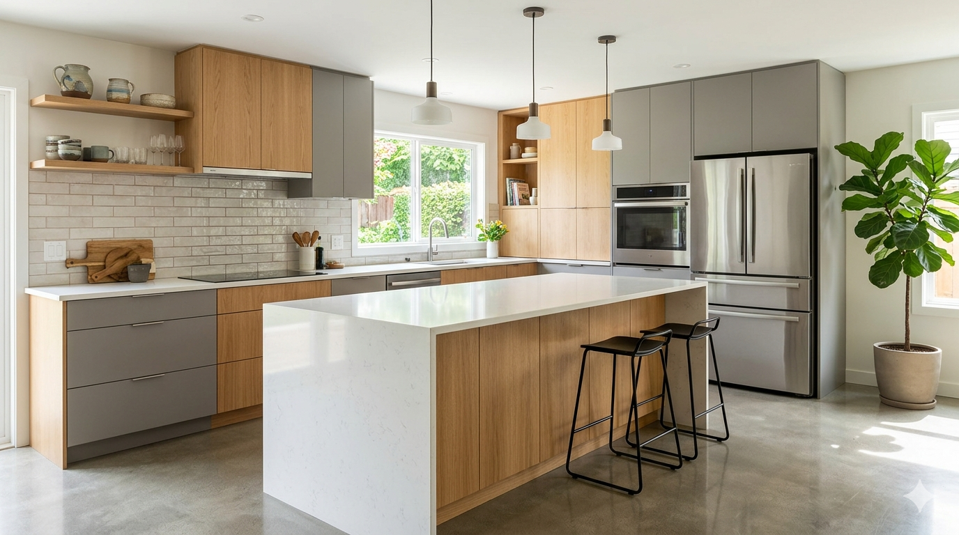 Refined dining room interior